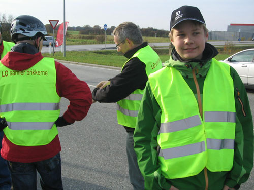 LO, SF og Socialdemokraterne på cykeltur