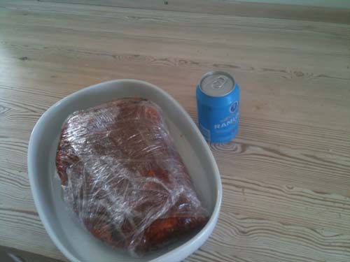 Klar til at komme på grillen i morgen